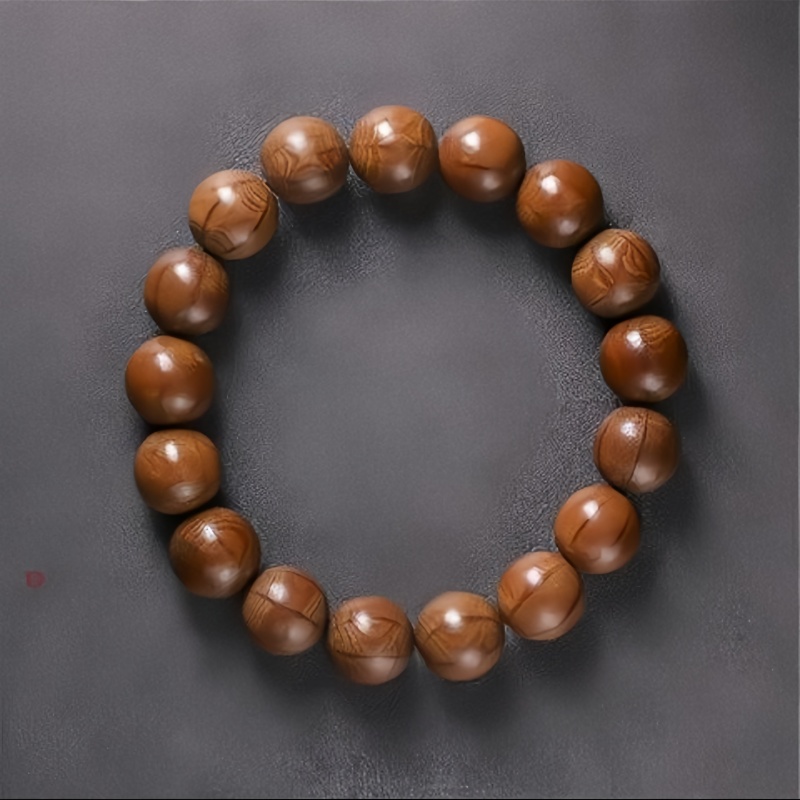 old peach wood zodiac bracelet